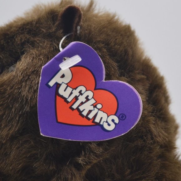 Chompers the Beaver Puffkins by Swibco Style 6608 Bean Bag Plush - Picture 5 of 9